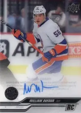 2023-24 Upper Deck Clear Cut #CC-DR - William Dufour - New York Islanders