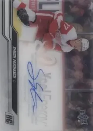 2023-24 Upper Deck Clear Cut #CC-EN - Simon Edvinsson - Detroit Red Wings
