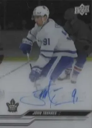 2023-24 Upper Deck Clear Cut #CC-JT - John Tavares - Toronto Maple Leafs