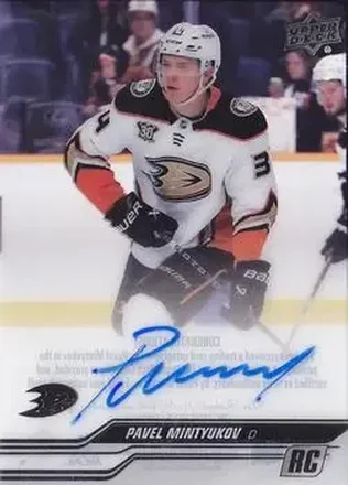 2023-24 Upper Deck Clear Cut #CC-PM - Pavel Mintyukov - Anaheim Ducks