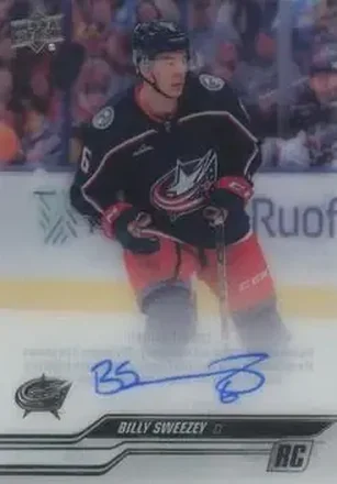 2023-24 Upper Deck Clear Cut #CC-SZ - Billy Sweezey - Columbus Blue Jackets