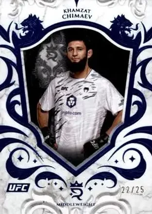 2025 Topps Royalty UFC - Blue #47 - Khamzat Chimaev