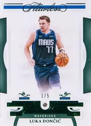 2020-21 Panini Flawless - Emerald #6 - Luka Dončić - Dallas Mavericks