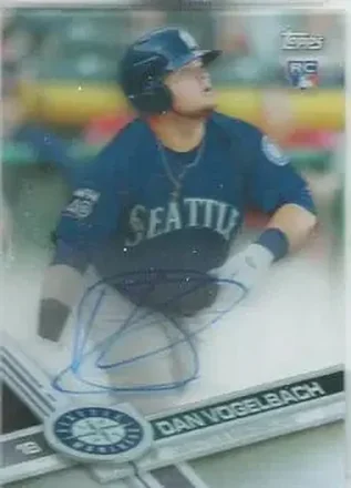 2017 Topps Clearly Authentic #CAAU-DV - Dan Vogelbach - Seattle Mariners