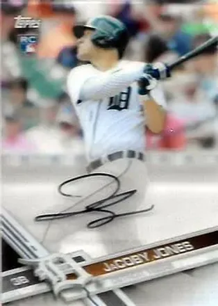 2017 Topps Clearly Authentic #CAAU-JJ - JaCoby Jones - Detroit Tigers