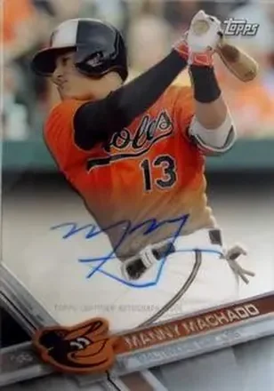 2017 Topps Clearly Authentic #CAAU-MM - Manny Machado - Baltimore Orioles