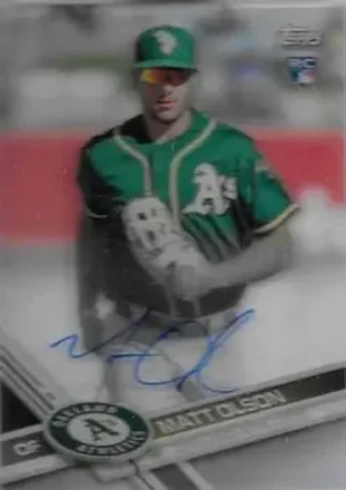 2017 Topps Clearly Authentic #CAAU-MO - Matt Olson - Oakland Athletics