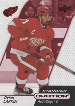 2023-24 Upper Deck Ovation - Standing Ovation Red #15 - Dylan Larkin - Detroit Red Wings