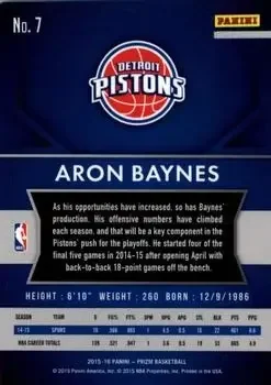 Back of Aron Baynes