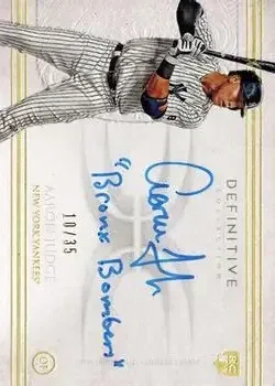 2017 Topps Definitive Collection feature card