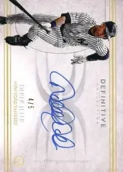 2017 Topps Definitive Collection feature card