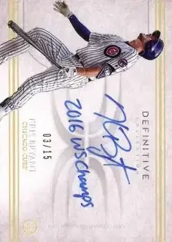2017 Topps Definitive Collection feature card