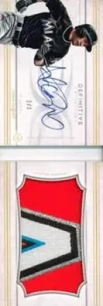 2017 Topps Definitive Collection - Autograph Patch Book Collection #DAPB-I - Ichiro - Miami Marlins