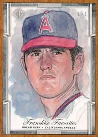 2019 Topps Transcendent Collection - Franchise Favorites Sketch #FFS-NOR - Nolan Ryan - California Angels
