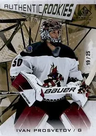 2021-22 SP Game Used - Gold Fragment #164 - Ivan Prosvetov - Arizona Coyotes