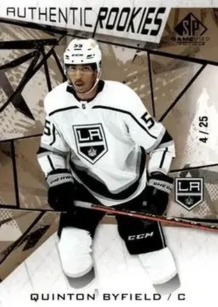 2021-22 SP Game Used - Gold Fragment #170 - Quinton Byfield - Los Angeles Kings