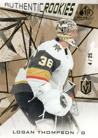 2021-22 SP Game Used - Gold Fragment #196 - Logan Thompson - Vegas Golden Knights