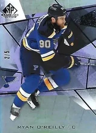 2021-22 SP Game Used - Purple Fragment #21 - Ryan O'Reilly - St. Louis Blues