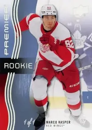 2023-24 Upper Deck Premier - Platinum #145 - Marco Kasper - Detroit Red Wings