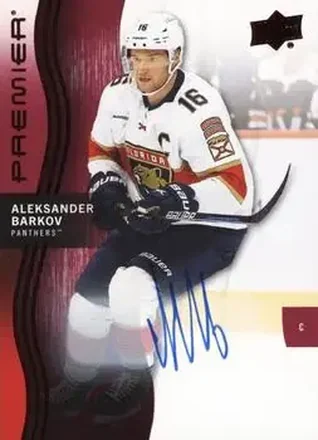 2023-24 Upper Deck Premier - Auto #39 - Aleksander Barkov - Florida Panthers