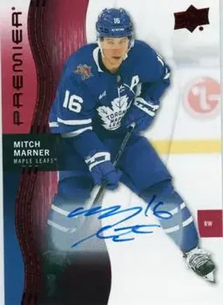 2023-24 Upper Deck Premier - Auto #66 - Mitch Marner - Toronto Maple Leafs
