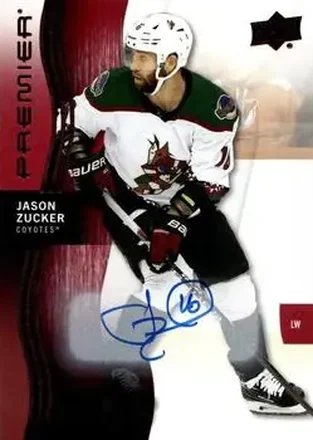 2023-24 Upper Deck Premier - Auto #84 - Jason Zucker - Arizona Coyotes