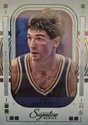 2025-26 Panini Signature Series - Green #70 - John Stockton - Utah Jazz