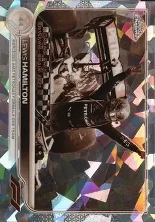 2022 Topps Chrome Sapphire Edition Formula 1 - Sepia #154 - Lewis Hamilton - Mercedes-AMG Petronas Formula One Team