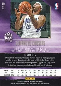 Back of DeMarcus Cousins