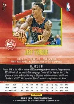 Back of Jeff Teague