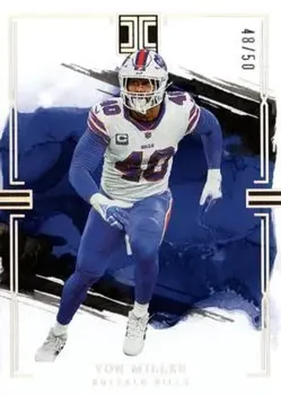 2023 Panini Impeccable - Silver #91 - Von Miller - Buffalo Bills