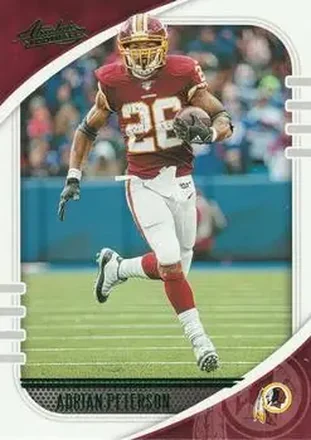 2020 Panini Absolute - Green #6 - Adrian Peterson - Washington Redskins