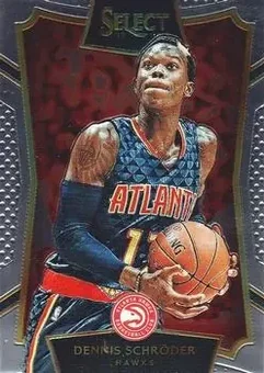 2015-16 Panini Select #3 - Dennis Schroder - Atlanta Hawks