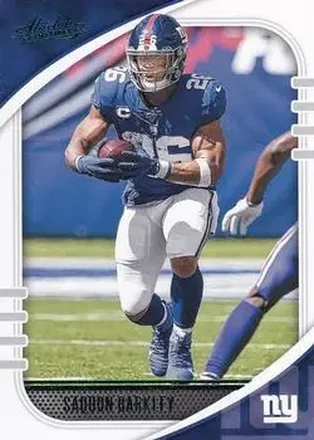 2020 Panini Absolute - Green #10 - Saquon Barkley - New York Giants