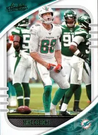 2020 Panini Absolute - Green #14 - Mike Gesicki - Miami Dolphins