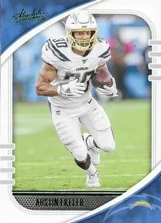 2020 Panini Absolute - Green #17 - Austin Ekeler - Los Angeles Chargers