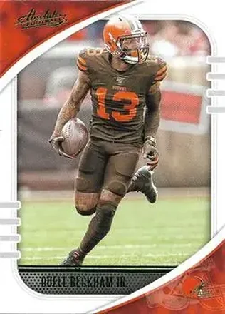 2020 Panini Absolute - Green #29 - Odell Beckham Jr. - Cleveland Browns