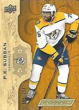 2018-19 Upper Deck Engrained #6 - P.K. Subban - Nashville Predators