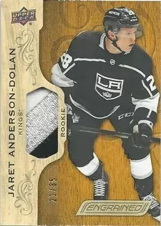 2018-19 Upper Deck Engrained - Premium Memorabilia #88 - Jaret Anderson-Dolan - Los Angeles Kings