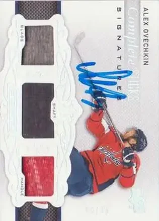 2018-19 Upper Deck Engrained - Complete Sticks Signatures #CSS-AO - Alex Ovechkin - Washington Capitals