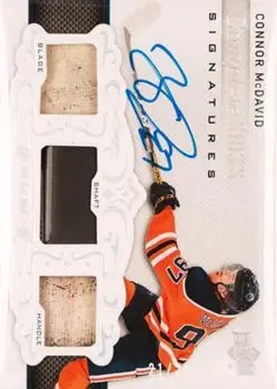 2018-19 Upper Deck Engrained - Complete Sticks Signatures #CSS-CM - Connor McDavid - Edmonton Oilers