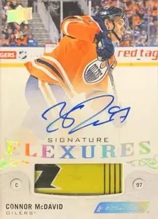 2018-19 Upper Deck Engrained - Signature Flexures #SF-CM - Connor McDavid - Edmonton Oilers