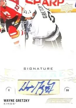 2018-19 Upper Deck Engrained - Signature Flexures #SF-WG - Wayne Gretzky - Los Angeles Kings