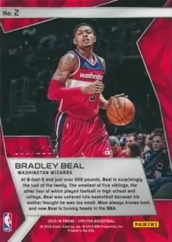 Back of Bradley Beal