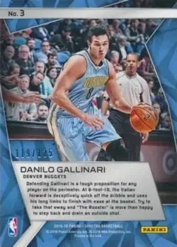 Back of Danilo Gallinari