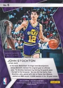 Back of John Stockton