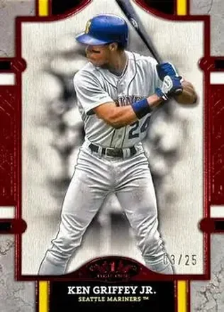 2024 Topps Tier One - Red Foil #19 - Ken Griffey Jr. - Seattle Mariners