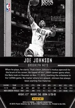 Back of Joe Johnson