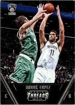 2015-16 Panini Threads #9 Brook Lopez