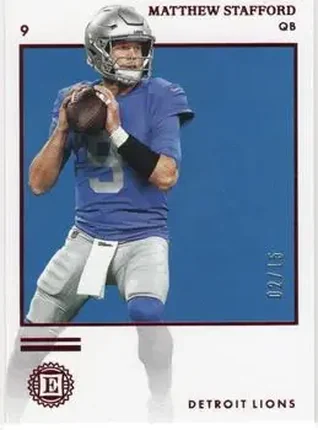2019 Panini Encased - Ruby #35 - Matthew Stafford - Detroit Lions